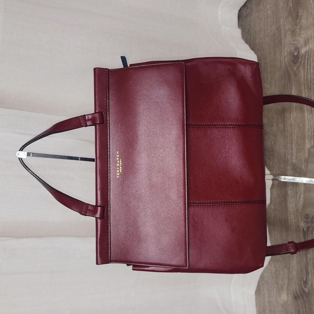 Tory Burch Block-T Top-Handle Satchel - image 1